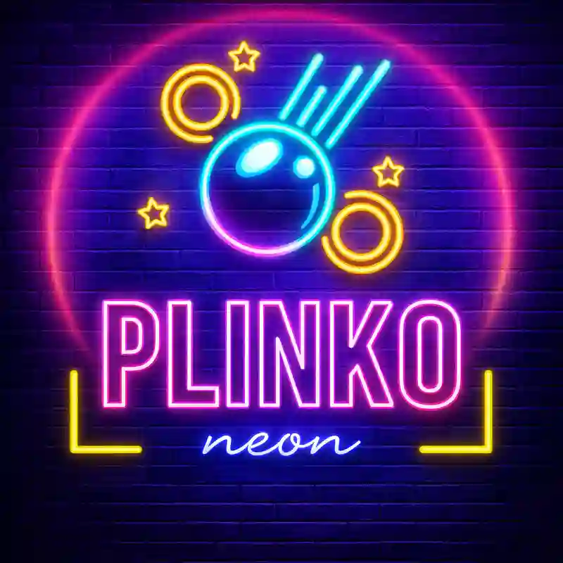 Plinko Neon Game Icon